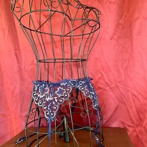 Midnight blue Lace Lingerie garter Belt